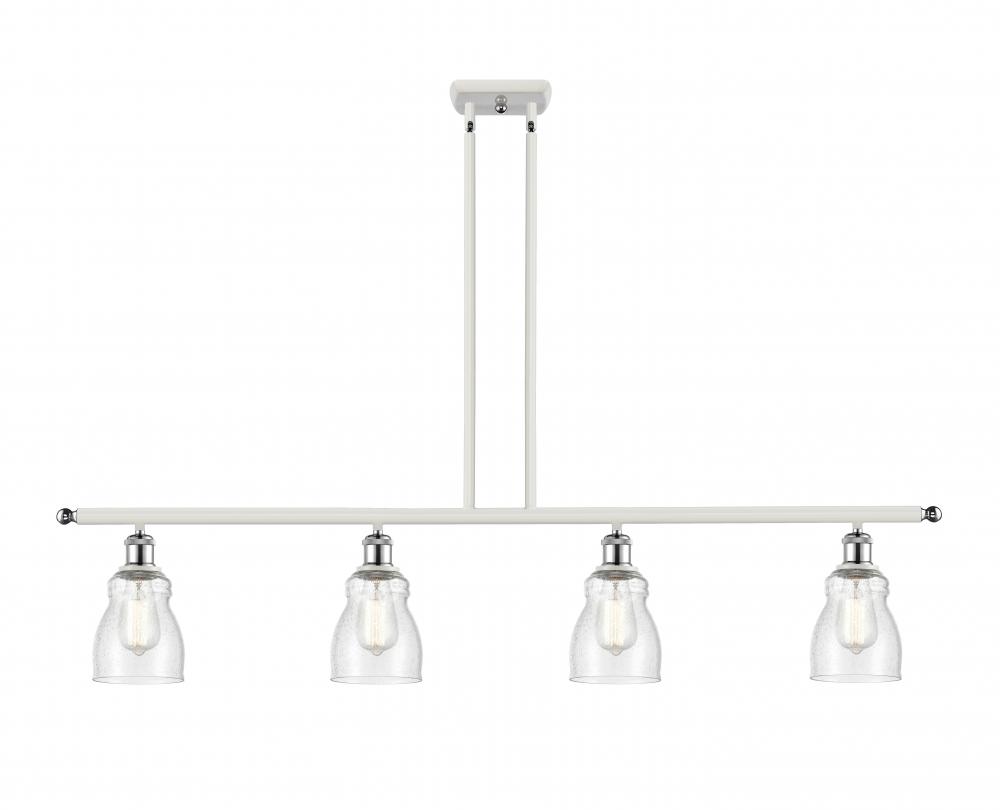 Ellery - 4 Light - 48 inch - White Polished Chrome - Cord hung - Island Light