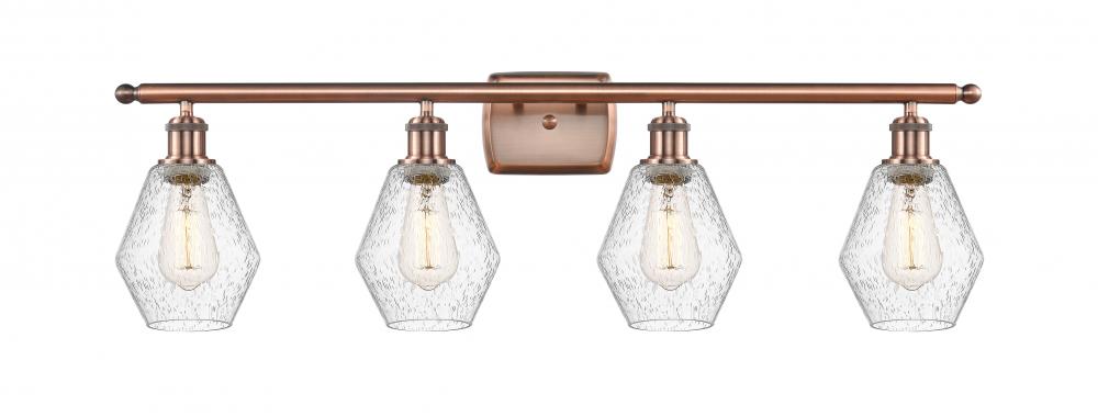 Cindyrella - 4 Light - 36 inch - Antique Copper - Bath Vanity Light