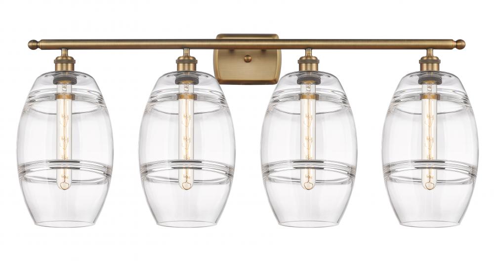 Vaz - 4 Light - 38 inch - Brushed Brass - Bath Vanity Light