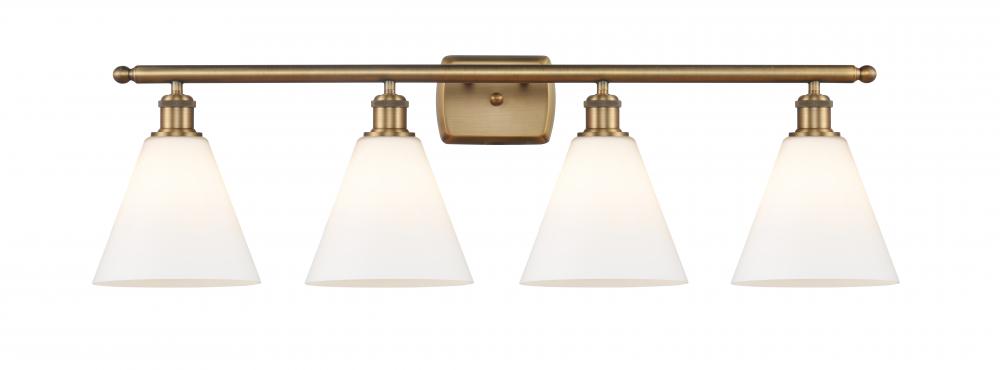 Berkshire - 4 Light - 38 inch - Brushed Brass - Bath Vanity Light