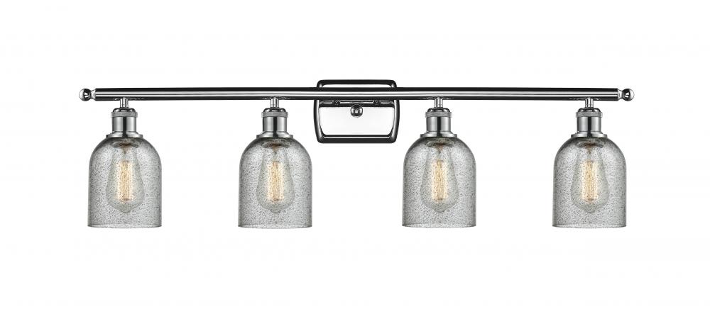 Caledonia - 4 Light - 35 inch - Polished Chrome - Bath Vanity Light