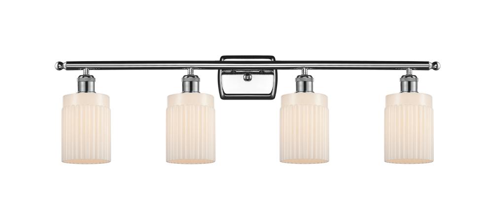 Hadley - 4 Light - 35 inch - Polished Chrome - Bath Vanity Light