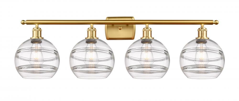 Rochester - 4 Light - 38 inch - Satin Gold - Bath Vanity Light