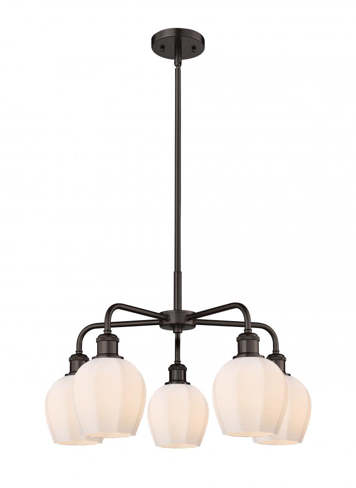 Norfolk - 5 Light - 24 inch - Oil Rubbed Bronze - Chandelier