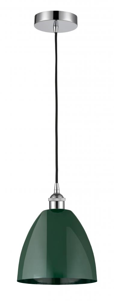 Plymouth - 1 Light - 9 inch - Polished Chrome - Cord hung - Mini Pendant