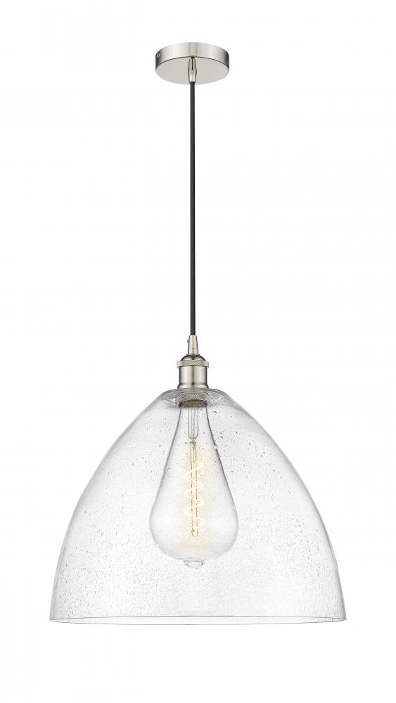 Bristol - 1 Light - 16 inch - Polished Nickel - Cord hung - Pendant