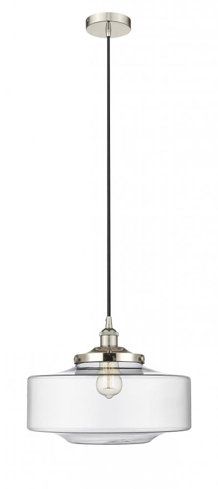 Bridgeton - 1 Light - 16 inch - Polished Nickel - Mini Pendant