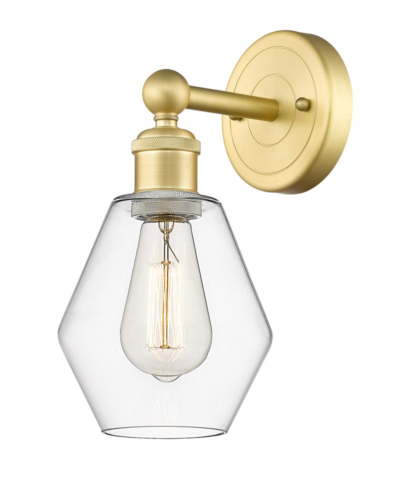 Cindyrella - 1 Light - 6 inch - Satin Gold - Sconce