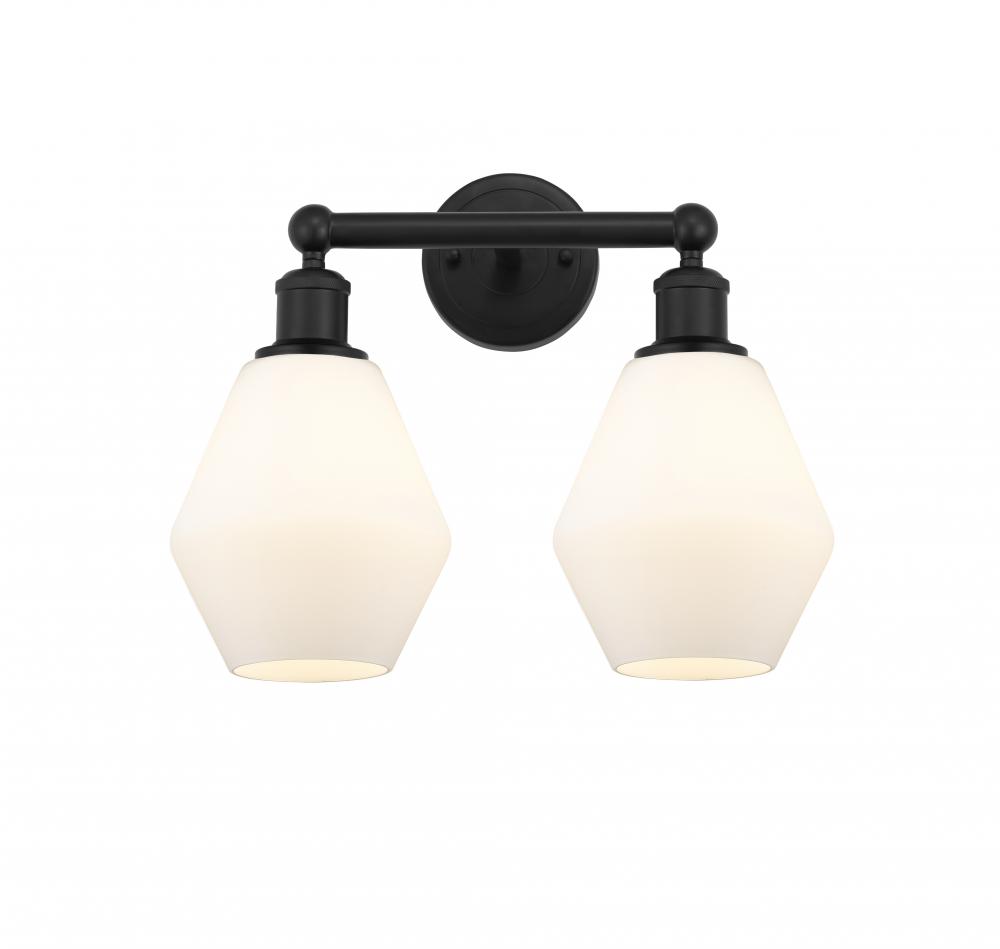 Cindyrella - 2 Light - 15 inch - Matte Black - Bath Vanity Light