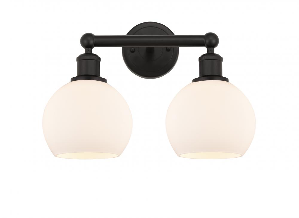 Athens - 2 Light - 15 inch - Oil Rubbed Bronze - Bath Vanity Light