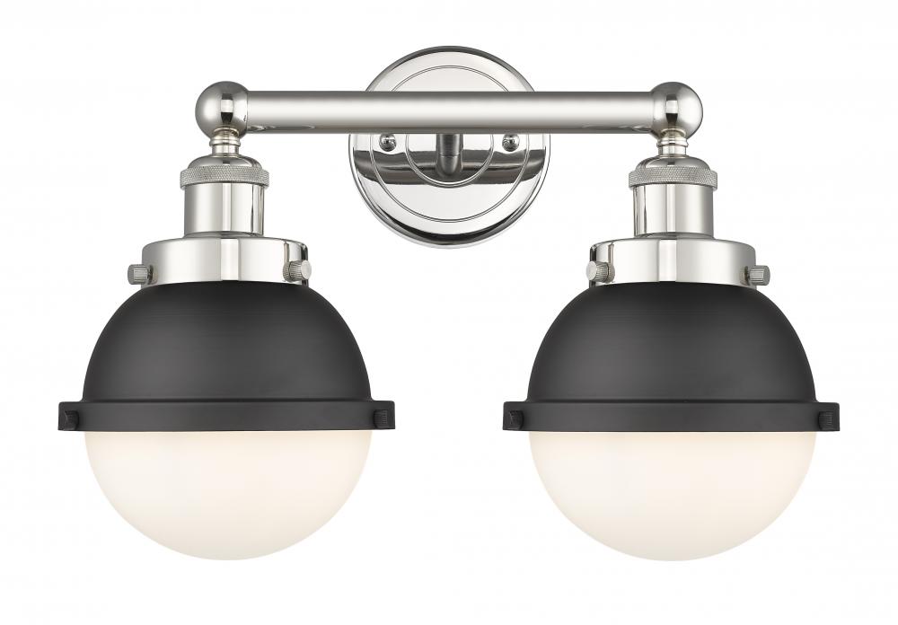 Edison - 2 Light - 16 inch - Polished Nickel - Bath Vanity Light