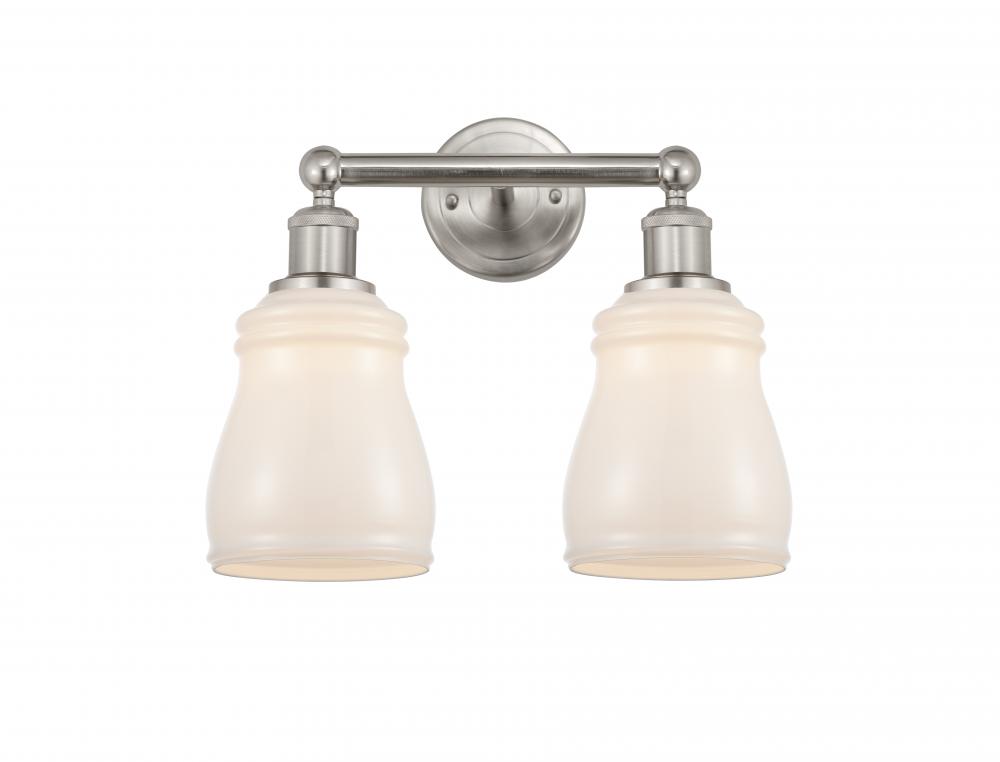 Ellery - 2 Light - 14 inch - Brushed Satin Nickel - Bath Vanity Light