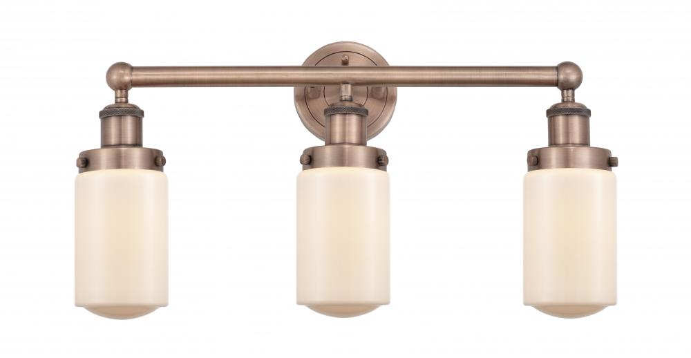 Dover - 3 Light - 23 inch - Antique Copper - Bath Vanity Light