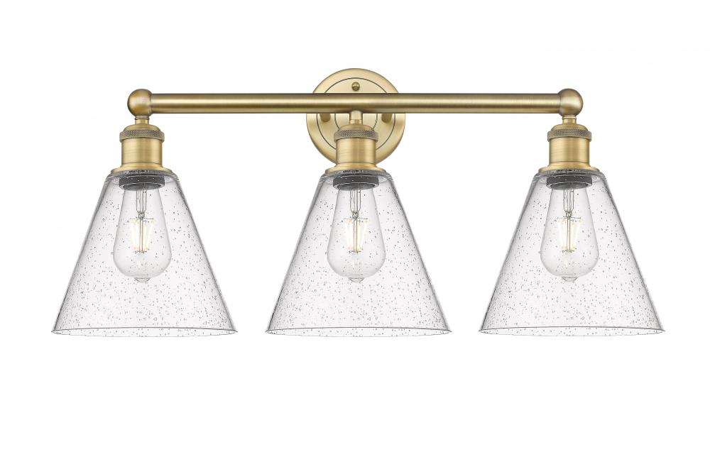 Berkshire - 3 Light - 26 inch - Brushed Brass - Bath Vanity Light