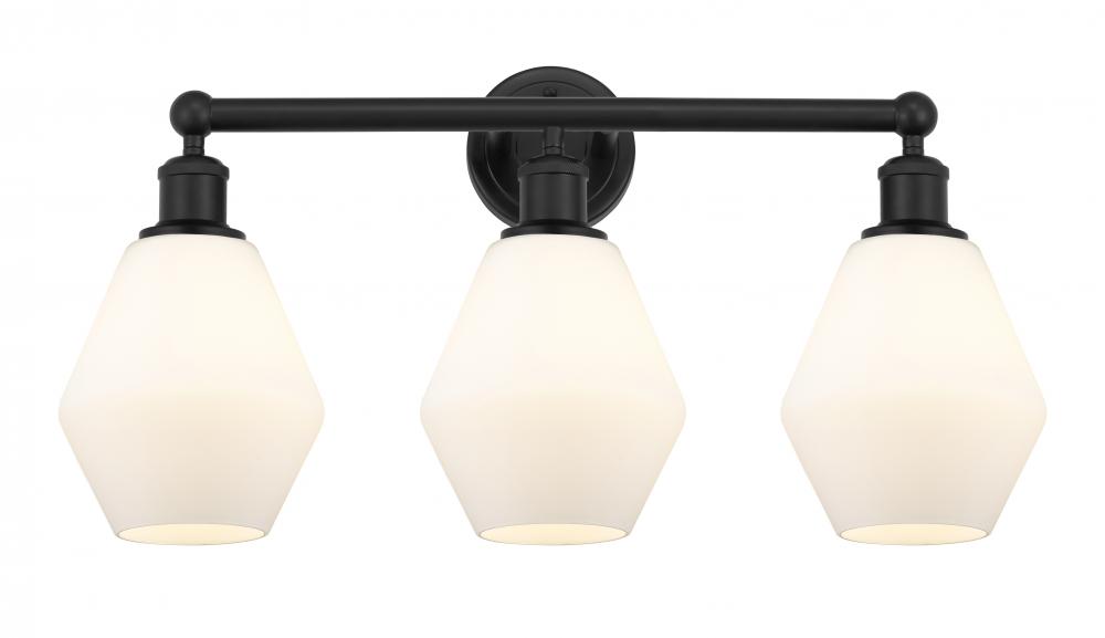 Cindyrella - 3 Light - 24 inch - Matte Black - Bath Vanity Light