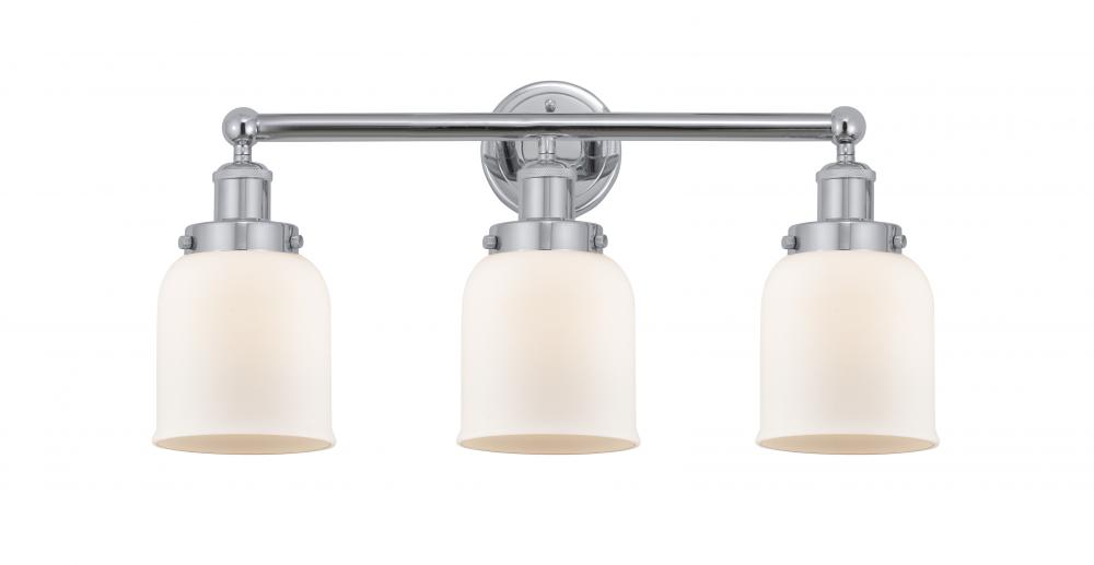 Bell - 3 Light - 23 inch - Polished Chrome - Bath Vanity Light