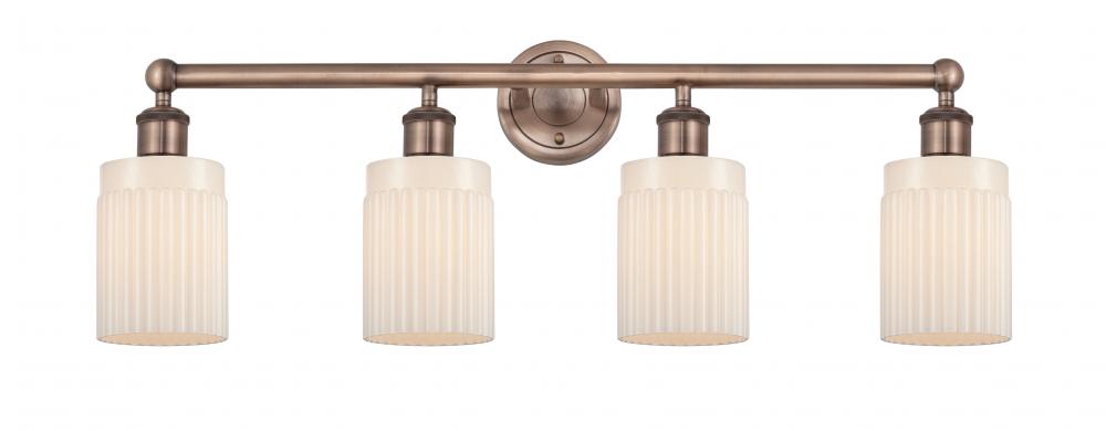 Hadley - 4 Light - 32 inch - Antique Copper - Bath Vanity Light