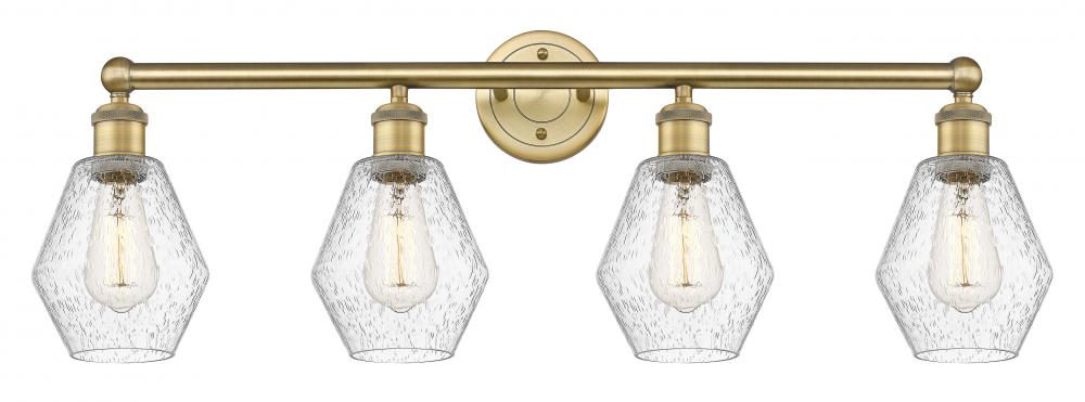 Cindyrella - 4 Light - 33 inch - Brushed Brass - Bath Vanity Light