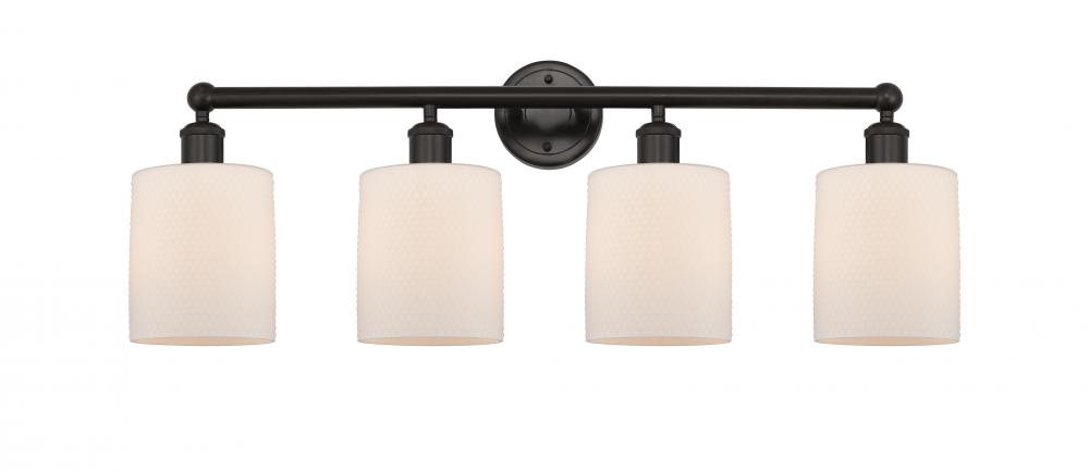 Cobbleskill - 4 Light - 32 inch - Oil Rubbed Bronze - Bath Vanity Light