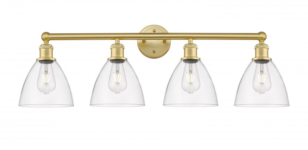 Bristol - 4 Light - 35 inch - Satin Gold - Bath Vanity Light