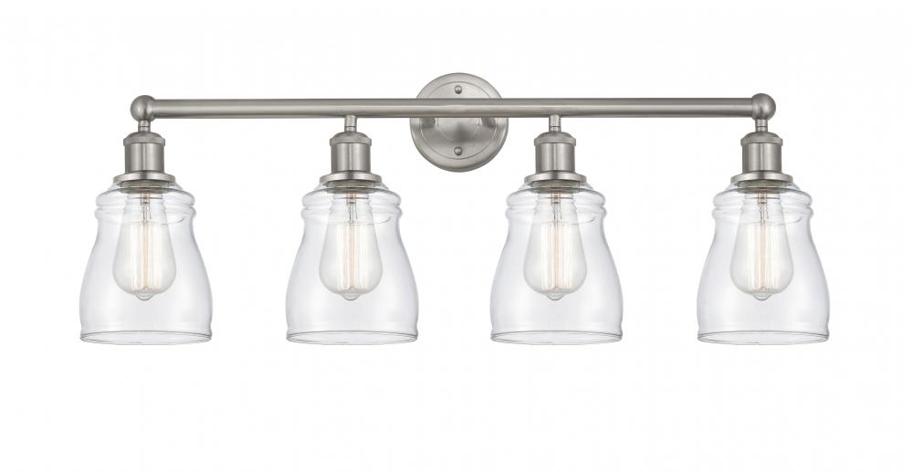 Ellery - 4 Light - 32 inch - Brushed Satin Nickel - Bath Vanity Light