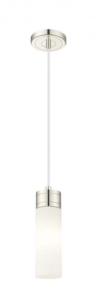 Boreas - 1 Light - 3 inch - Polished Nickel - Cord Hung - Mini Pendant