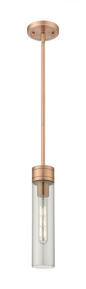 Boreas - 1 Light - 3 inch - Antique Copper - Stem Hung - Mini Pendant