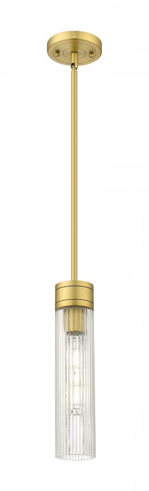 Boreas - 1 Light - 3 inch - Brushed Brass - Stem Hung - Mini Pendant