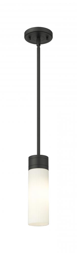 Boreas - 1 Light - 3 inch - Matte Black - Stem Hung - Mini Pendant