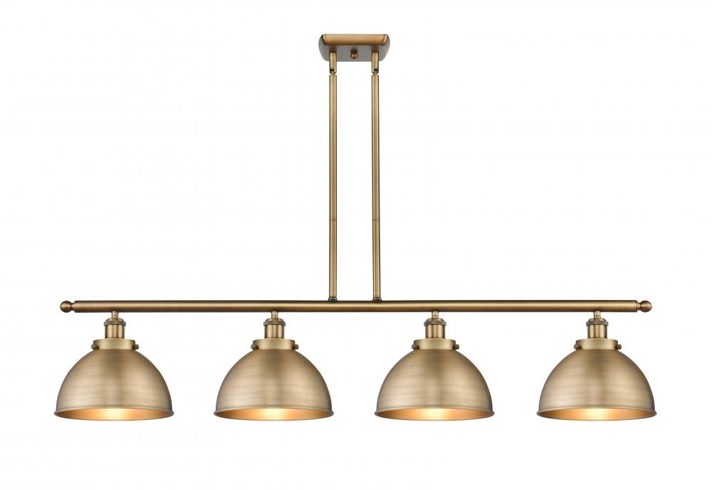 Derby - 4 Light - 48 inch - Brushed Brass - Stem Hung - Island Light