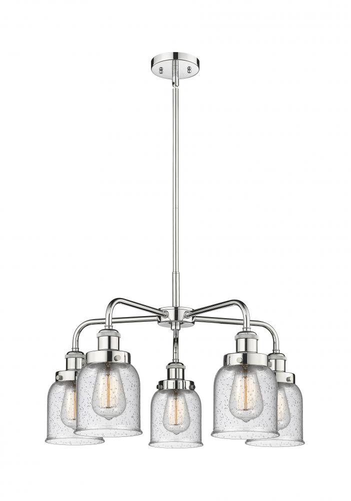 Cone - 5 Light - 24 inch - Polished Chrome - Chandelier