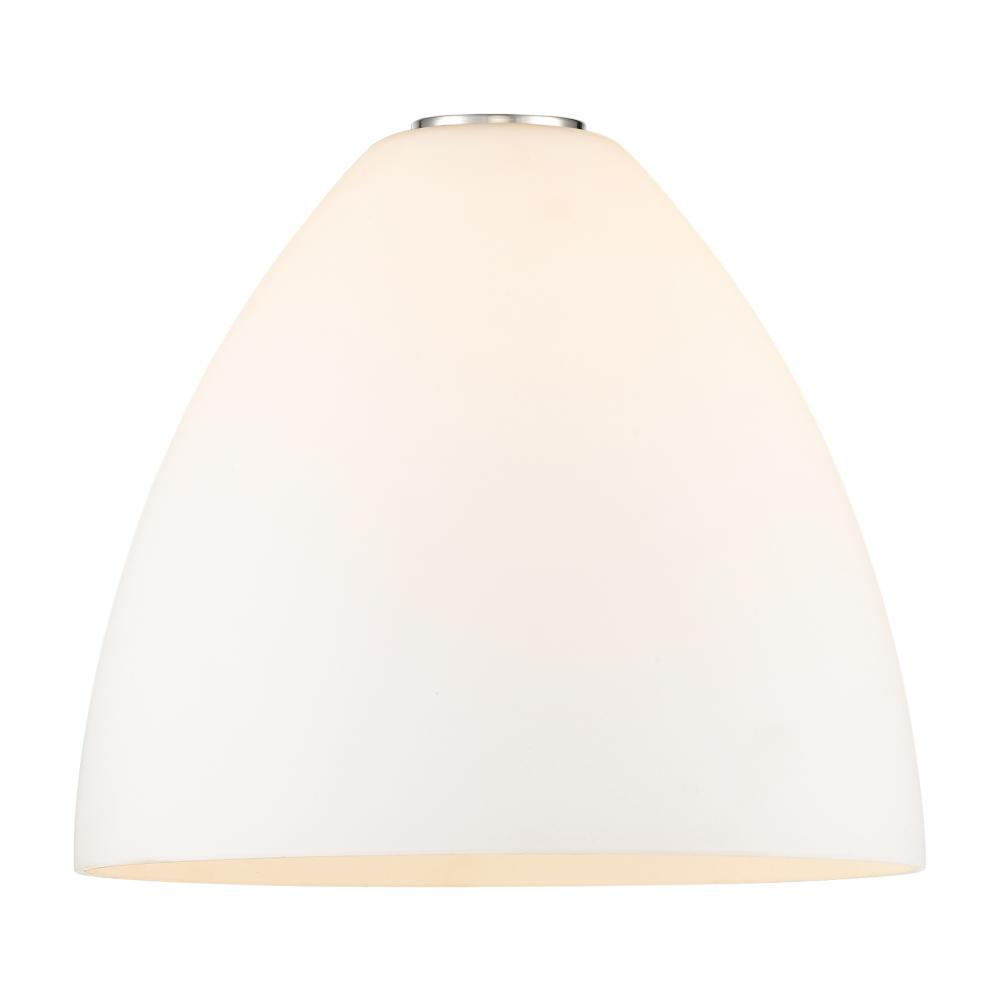 Bristol Glass Light 12 inch Matte White Glass