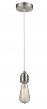 Innovations Lighting 100SN-10W-2SN - Winchester - 1 Light - 2 inch - Satin Nickel - Cord hung - Mini Pendant