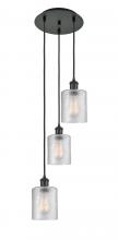 Innovations Lighting 113B-3P-BK-G112 - Cobbleskill - 3 Light - 12 inch - Matte Black - Cord Hung - Multi Pendant