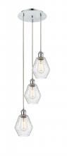 Innovations Lighting 113B-3P-PC-G654-6 - Cindyrella - 3 Light - 13 inch - Polished Chrome - Cord Hung - Multi Pendant