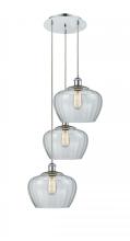 Innovations Lighting 113B-3P-PC-G92-L - Fenton - 3 Light - 18 inch - Polished Chrome - Cord Hung - Multi Pendant