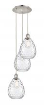 Innovations Lighting 113B-3P-PN-G372 - Waverly - 3 Light - 15 inch - Polished Nickel - Cord Hung - Multi Pendant