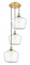 Innovations Lighting 113B-3P-SG-G654-12 - Cindyrella - 3 Light - 19 inch - Satin Gold - Cord Hung - Multi Pendant