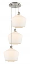 Innovations Lighting 113B-3P-SN-G651-12 - Cindyrella - 3 Light - 19 inch - Brushed Satin Nickel - Cord Hung - Multi Pendant