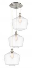 Innovations Lighting 113B-3P-SN-G652-12 - Cindyrella - 3 Light - 19 inch - Brushed Satin Nickel - Cord Hung - Multi Pendant