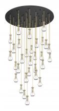 Innovations Lighting 160BK-451-1P-BB-G451-5CL-20 - Owego - 31 Light - 60 inch - Brushed Brass - Multi Pendant