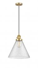 Innovations Lighting 201CSW-SG-G44-L - Cone - 1 Light - 12 inch - Satin Gold - Cord hung - Mini Pendant