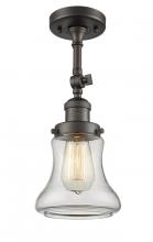 Innovations Lighting 201F-OB-G192 - Bellmont - 1 Light - 6 inch - Oil Rubbed Bronze - Semi-Flush Mount