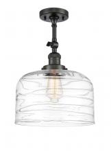 Innovations Lighting 201F-OB-G713-L - Bell - 1 Light - 12 inch - Oil Rubbed Bronze - Semi-Flush Mount