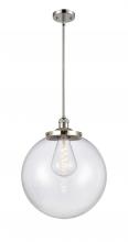 Innovations Lighting 201S-PN-G202-16 - Beacon - 1 Light - 16 inch - Polished Nickel - Stem Hung - Pendant