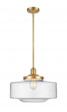  201S-SG-G694-16 - Bridgeton - 1 Light - 12 inch - Satin Gold - Stem Hung - Mini Pendant