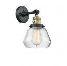 Innovations Lighting 203SW-BAB-G172 - Fulton - 1 Light - 7 inch - Black Antique Brass - Sconce