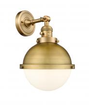 Innovations Lighting 203SW-BB-HFS-81-BB - Hampden - 1 Light - 9 inch - Brushed Brass - Sconce