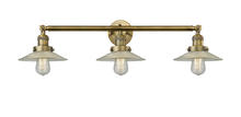 Innovations Lighting 205-BB-G2 - Halophane - 3 Light - 33 inch - Brushed Brass - Bath Vanity Light