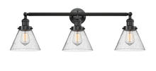 Innovations Lighting 205-OB-G44 - Cone - 3 Light - 32 inch - Oil Rubbed Bronze - Bath Vanity Light